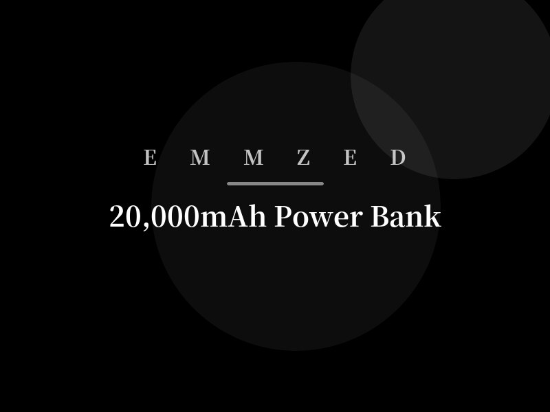 20,000mAh Power Bank
