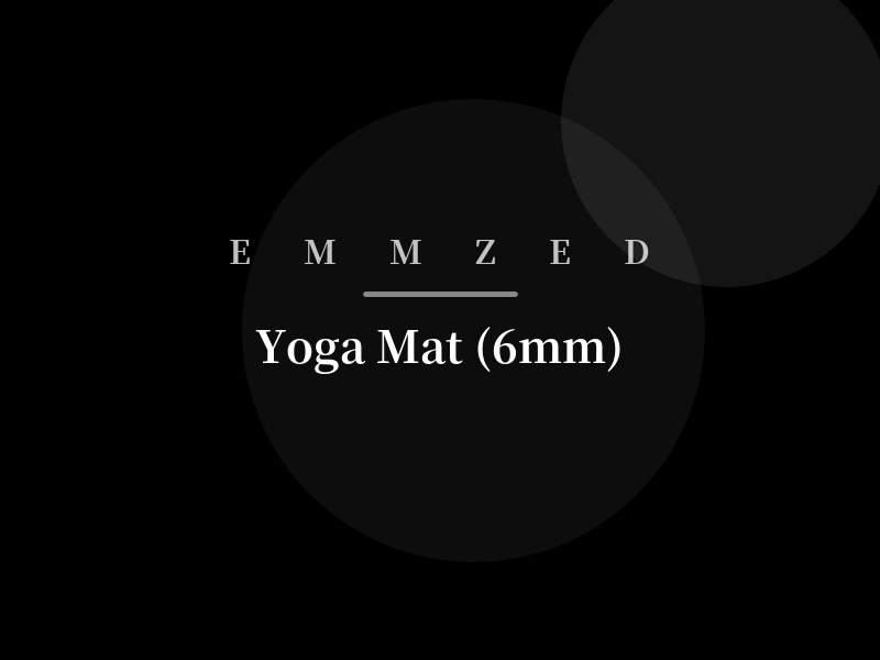 Yoga Mat (6mm)