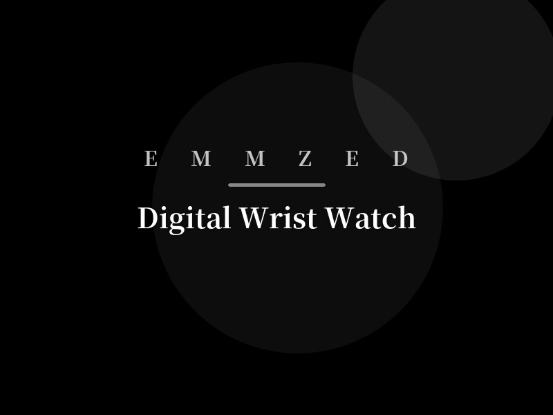 Digital Wrist Watch