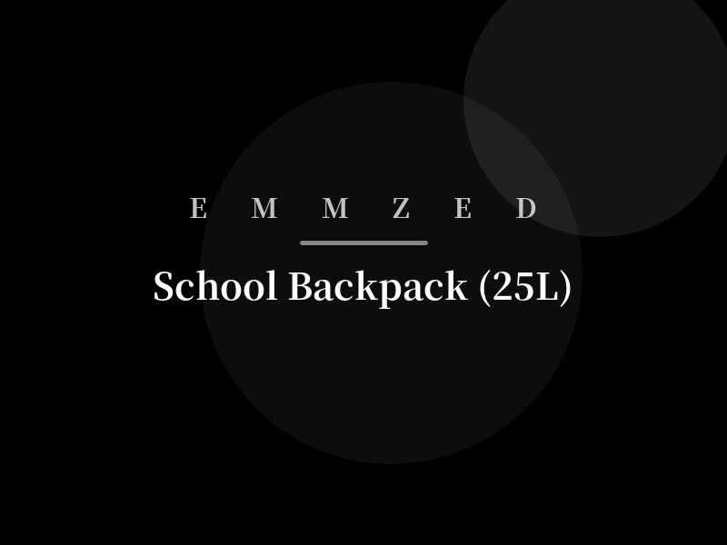School Backpack (25L)