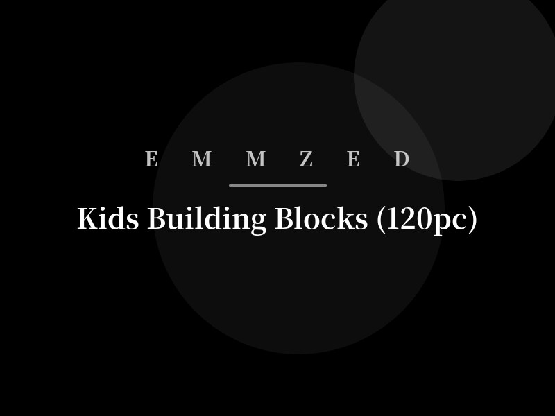 Kids Building Blocks (120pc)