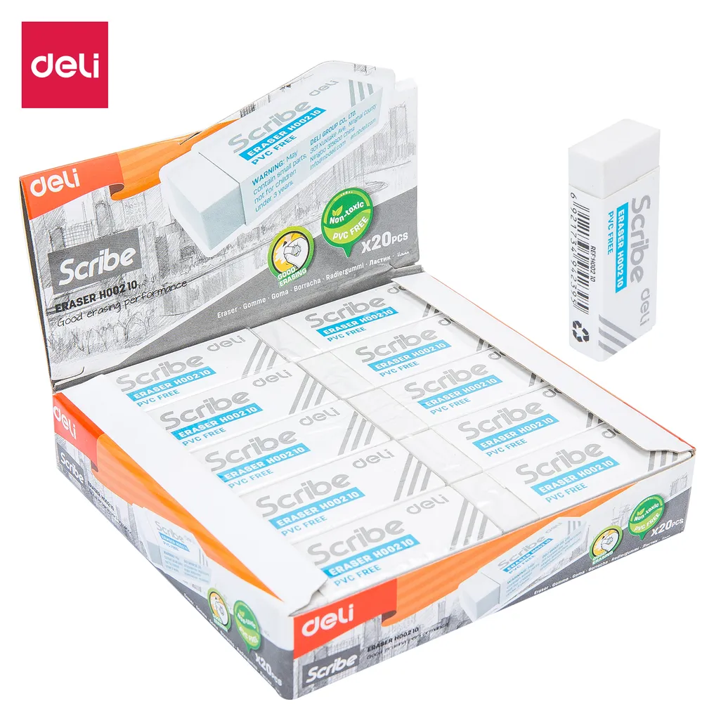 DELI Jumbo Eraser — Extra Size, Extra Life