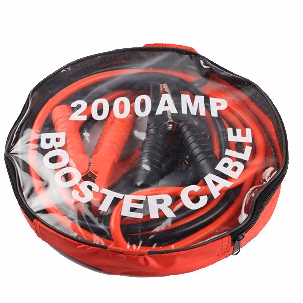 2000A Heavy-Duty Booster Cables — Jump-Start Any Vehicle